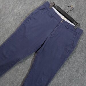 Perk Chino Pants Mens 31x30 (Fits 31x29)‎ Blue Slim Fit Stretch Flat Front Twill